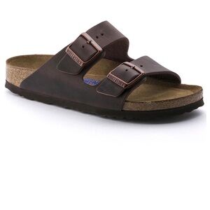 Birkenstock Arizona Oiled Leather Brown Sandals